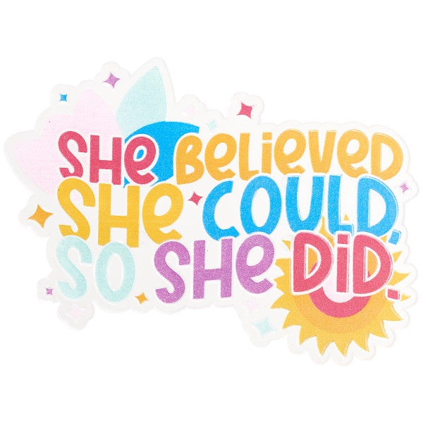 She Believed She Could So She Did Cake Layon
