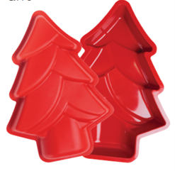 Christmas Tree Silicone Baking Mold, Fat Daddio's