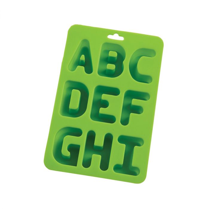 HIC Kitchen Eat Your Words Silicone Alphabet Mold