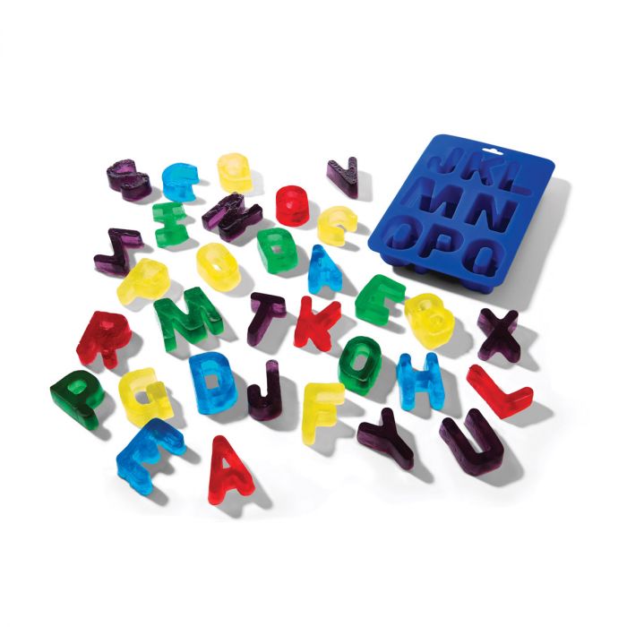 HIC Kitchen Eat Your Words Silicone Alphabet Mold