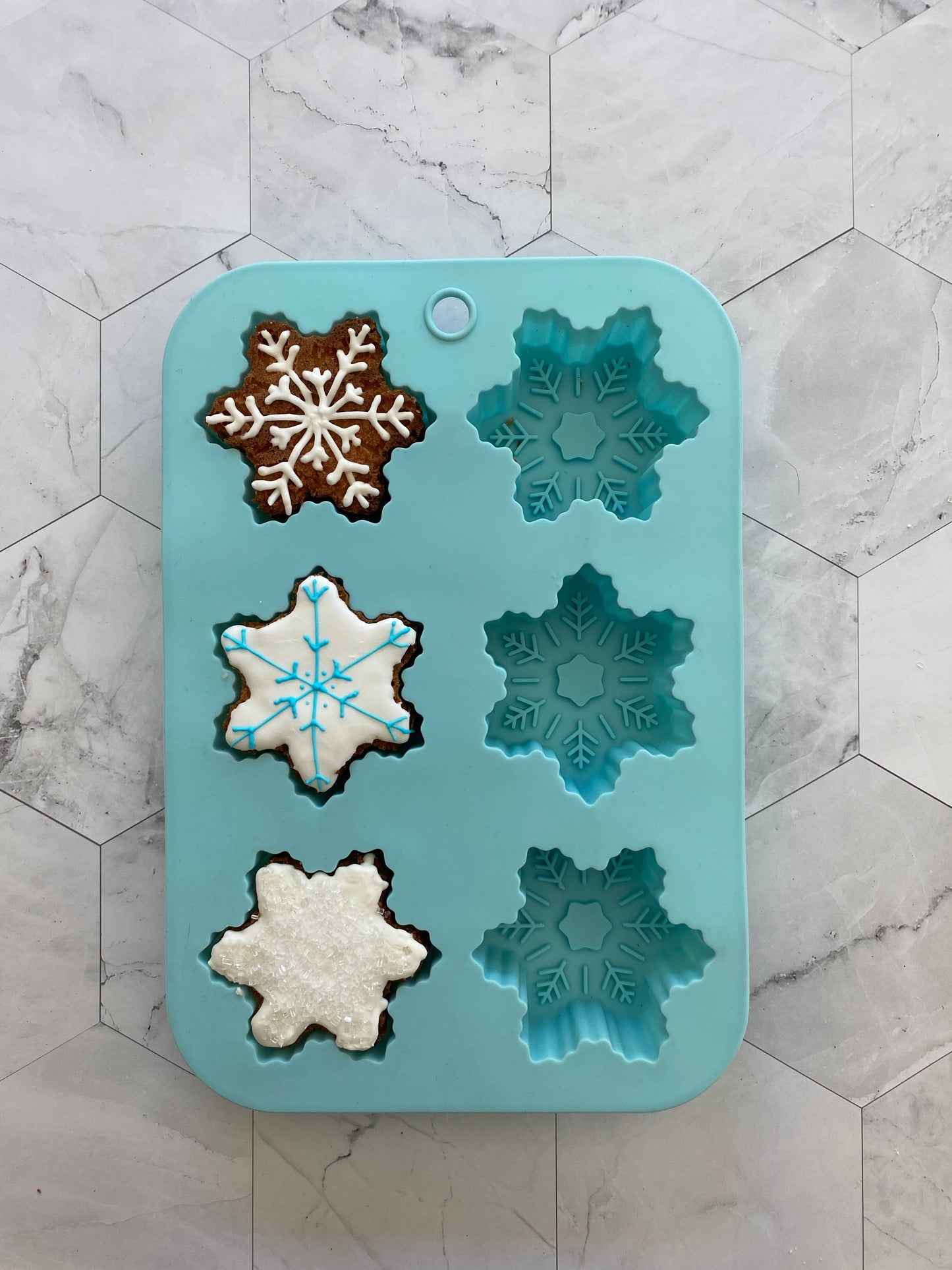 Winter Wonderland Silicone Snowflake Cupcake Mold