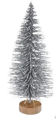 Silver Snow Tipped Christmas Tree - 2.75 Inches