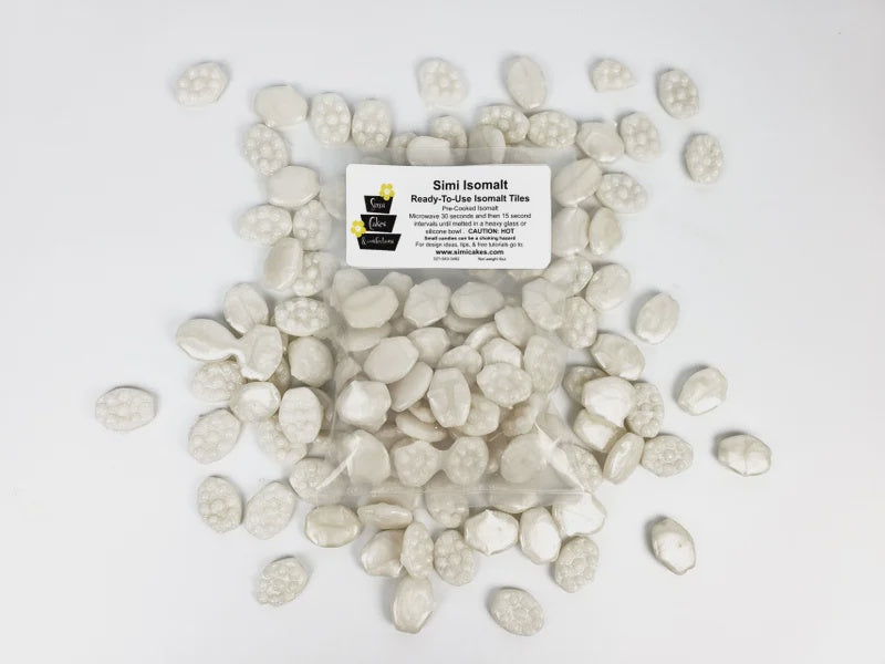 Simi, Pearl, Pre-Cooked Isomalt Tiles