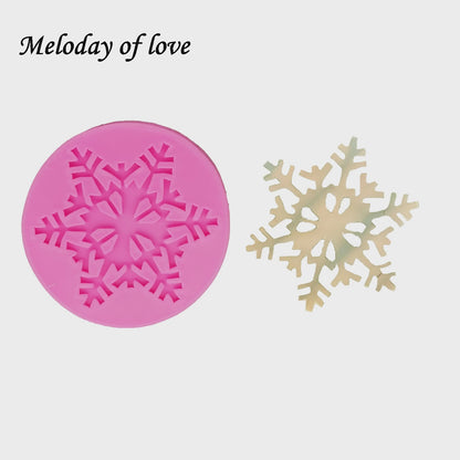Single Snowflake Silicone Mold, 1.75 inches