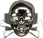 Skull Rings Metallic 12ct