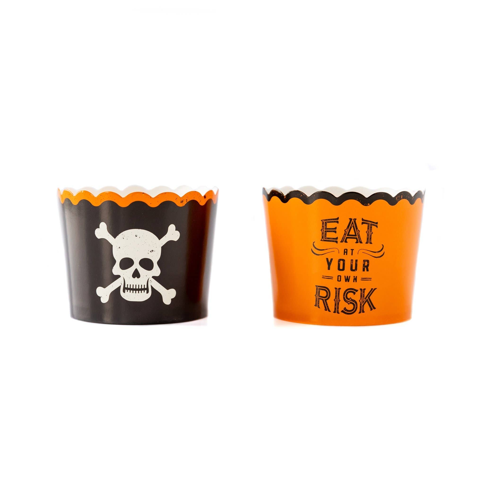 Halloween Eat At Your Own Risk Baking Cups