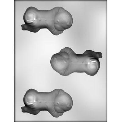 picture of chocolate mold for sleeping baby. Includes 3 babies