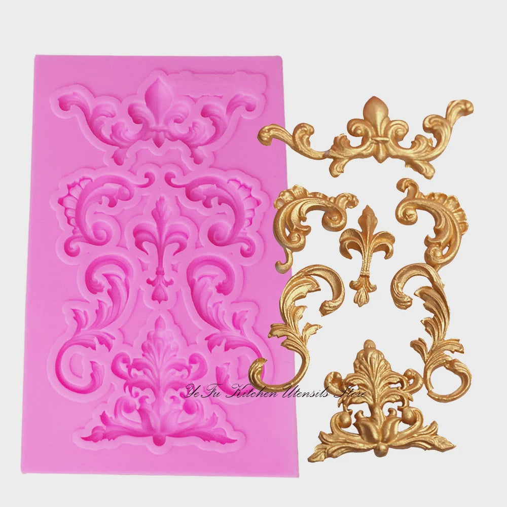 Small European Style Lace Silicone Mold