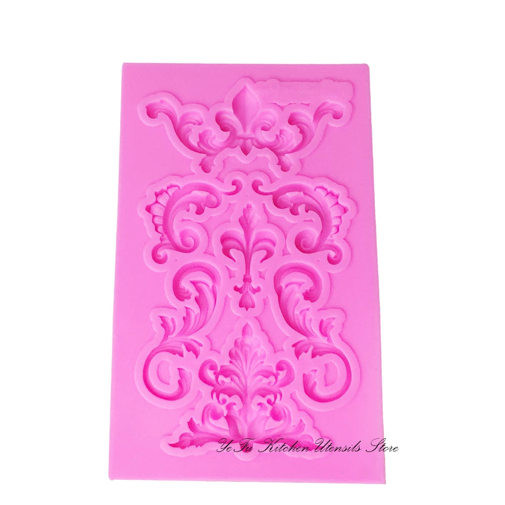 Small European Style Lace Silicone Mold