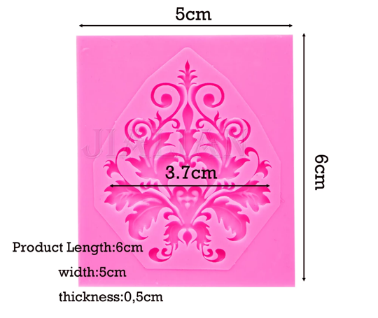Small Lace Pattern Silicone Mold