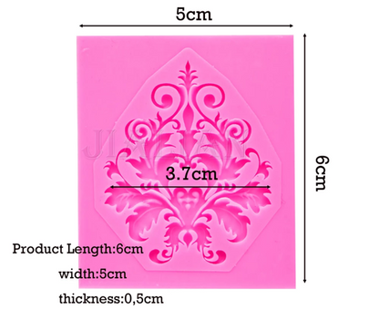 Small Lace Pattern Silicone Mold