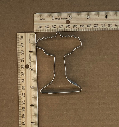 3.25 Inch Menorah Cookie Cutter