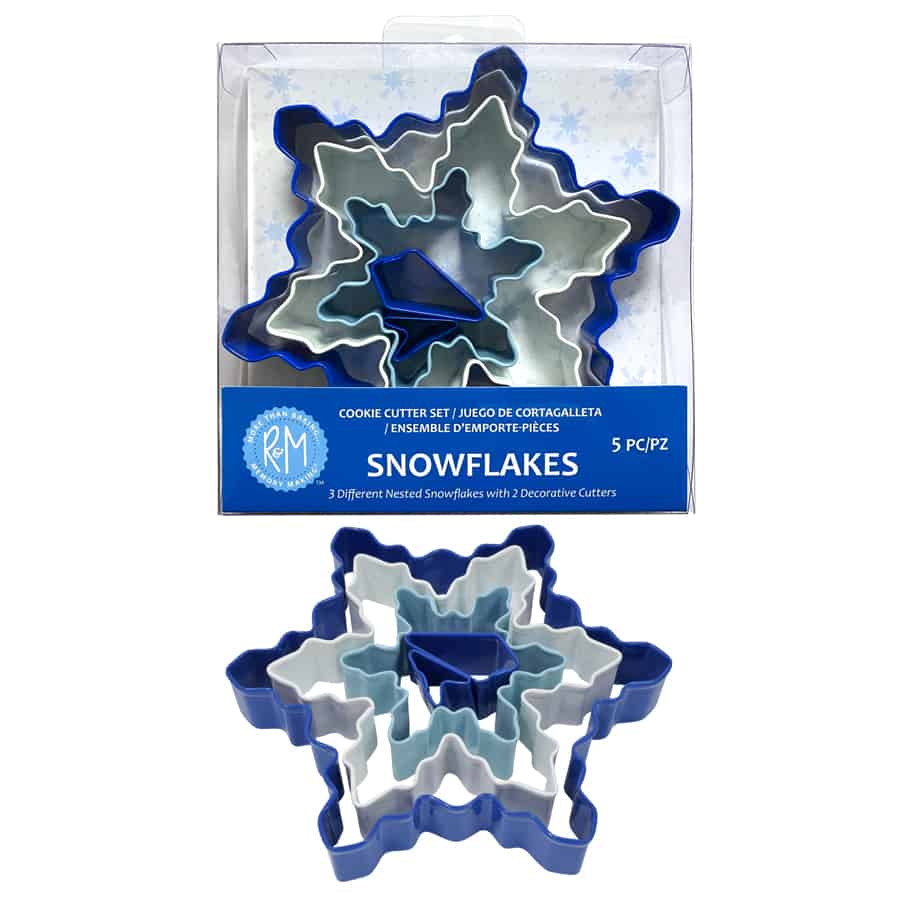 5 Piece Snowflake Cookie Cutter Set