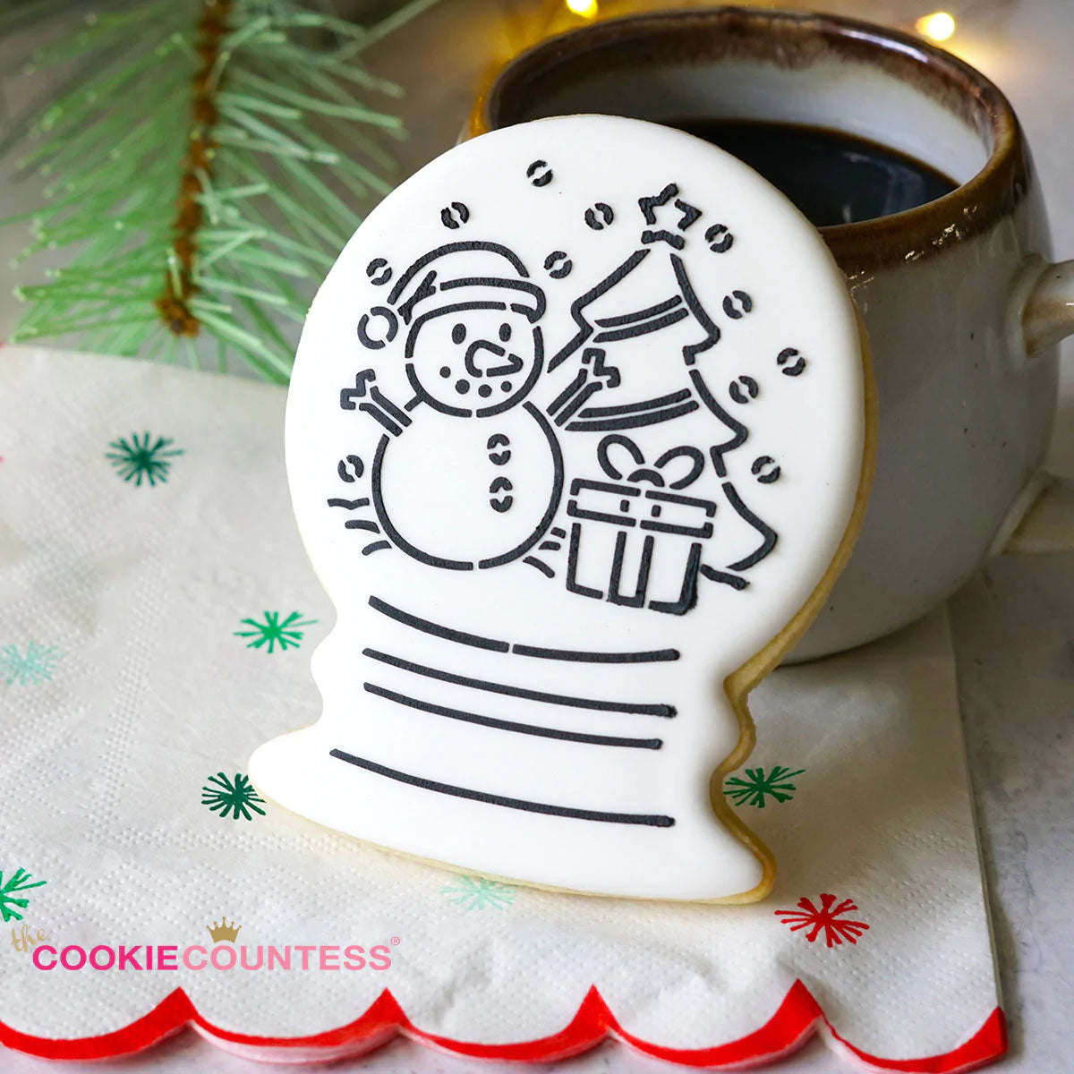 Snowglobe Paint Your Own Stencil (2 Stencils)