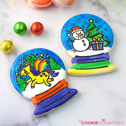 Snowglobe Paint Your Own Stencil (2 Stencils)