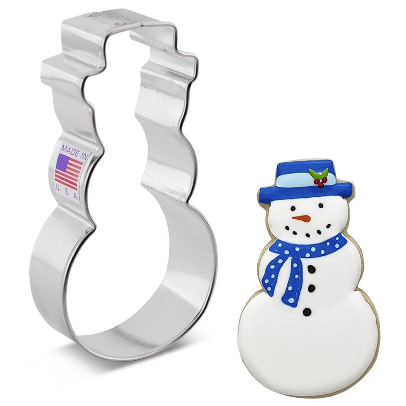Snowman With Top Hat Cookie Cutter