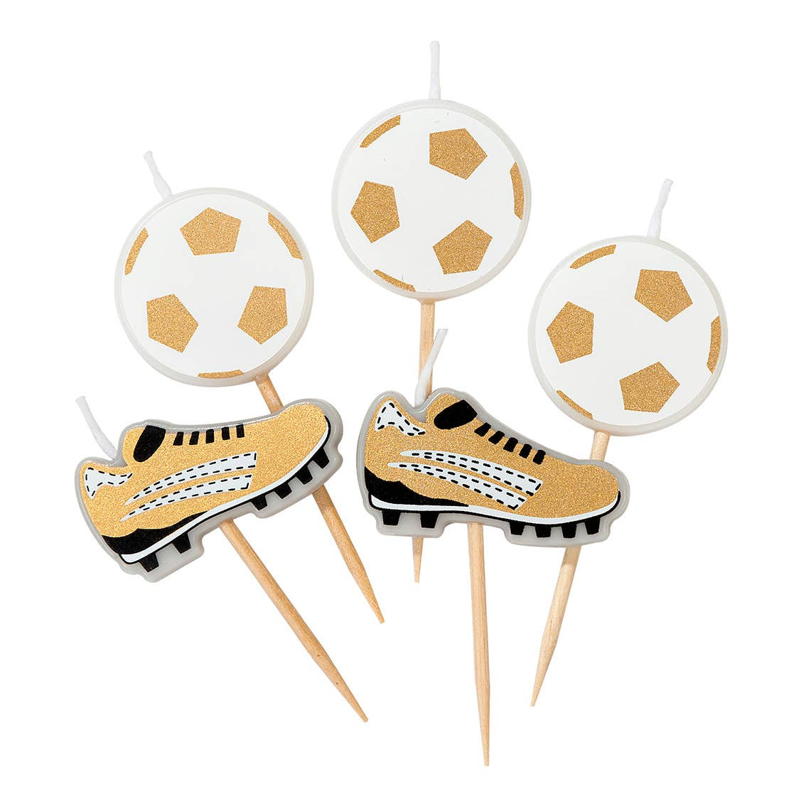 Soccer Candles - Pack of 5 Candles