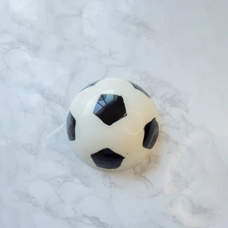 3 Piece, Soccer Ball, Plastic Chocolate Mold
