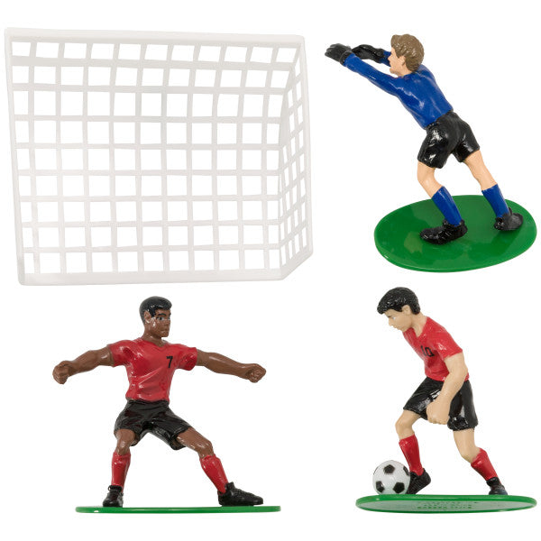 Soccer Kick Off Cake Topper Set