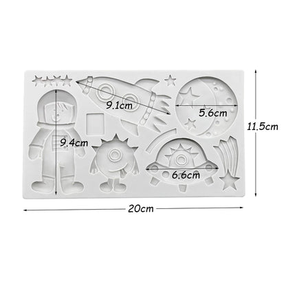 Astronaut/Space Themed Silicone Mold
