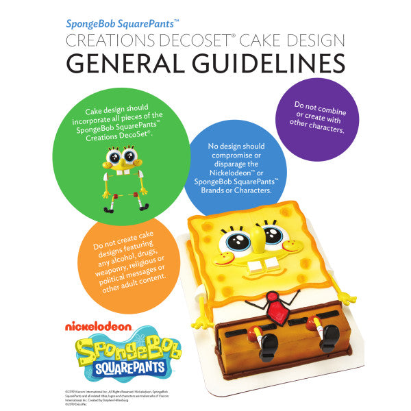 Sponge Bob Squarepants Creations Cake Topper