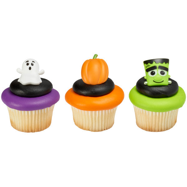 Spooky Characters Cupcake Rings - 12 Cupcake Rings Per Package