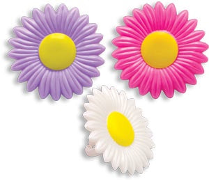 Spring Flower Cupcake Rings - 12 Rings