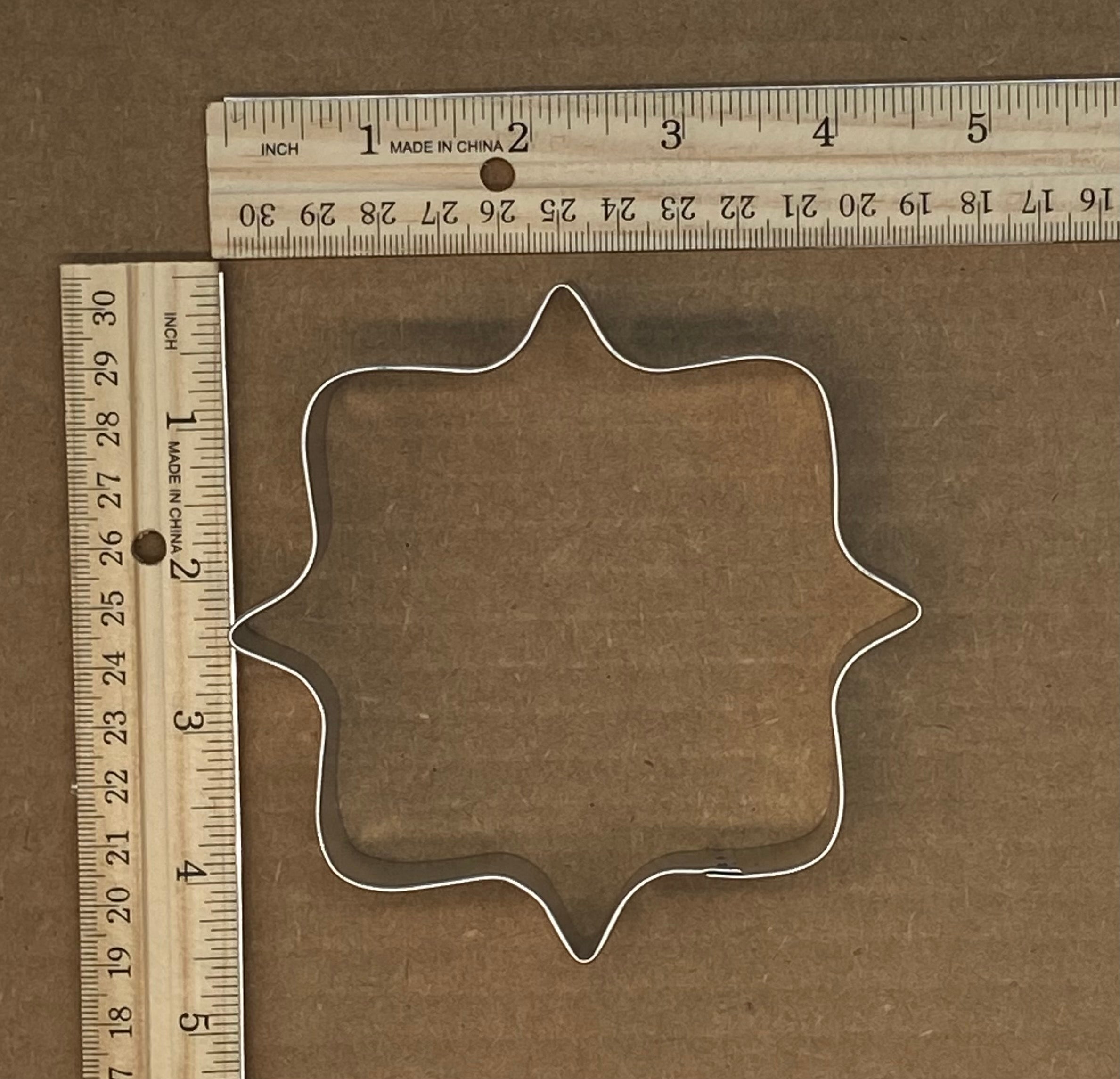 4.25 Inch Square Plaque Cookie Cutter