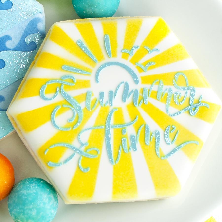 Sunburst Stencil