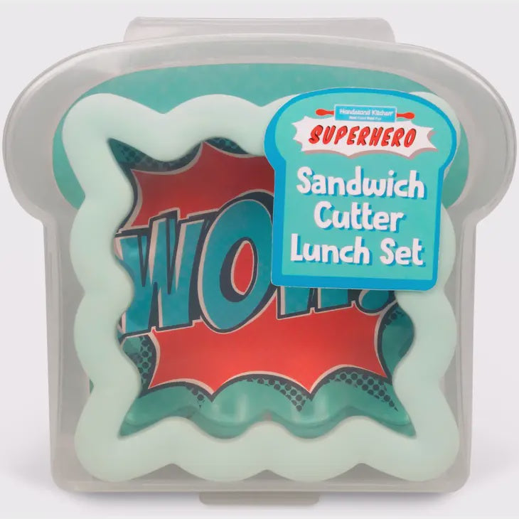 Super Hero Sandwich Cutter Lunch Set