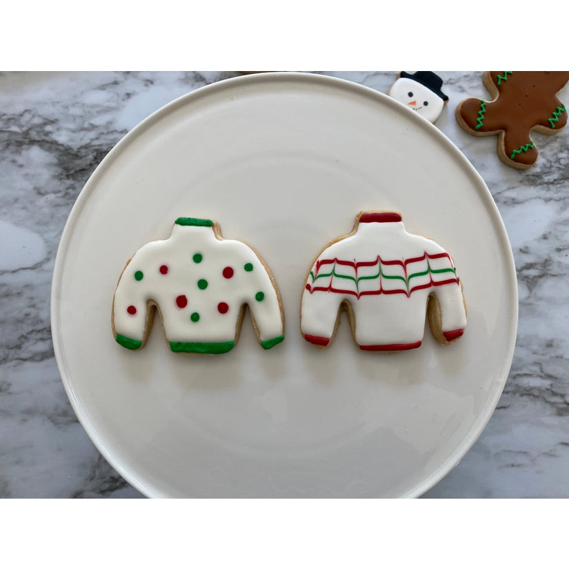 Winter Wonderland Christmas Sweater Spatula and Cookie Cutter Set