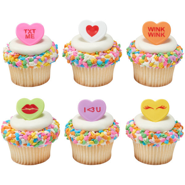 Sweet on You Cupcake Rings- 12 Cupcake Rings