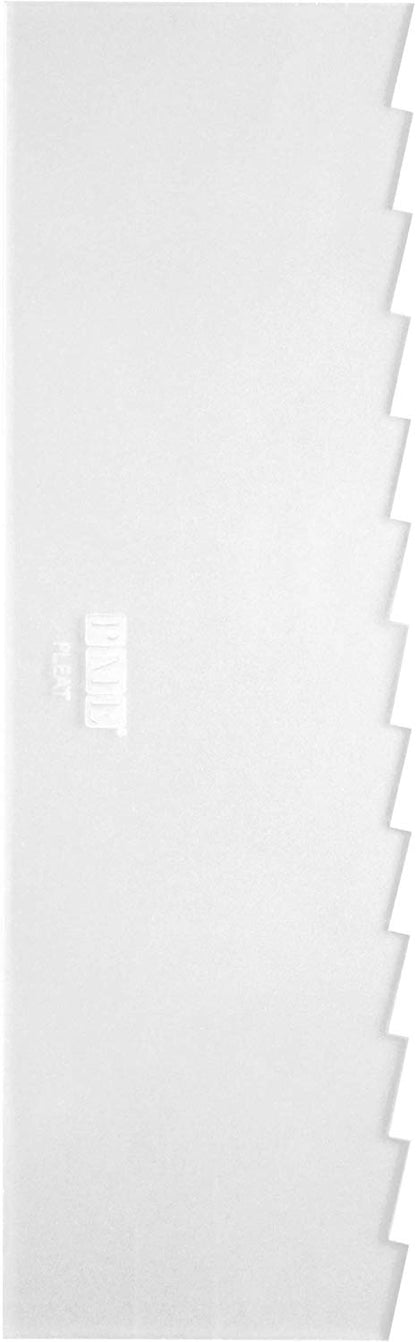 Tall Patterned Edge Side Scraper - Pleat