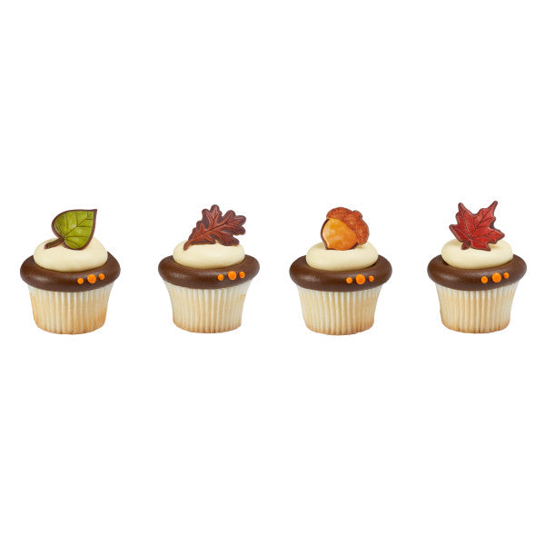 Thankful For Fall Cupcake Rings - 12 Cupcake/Cake Rings