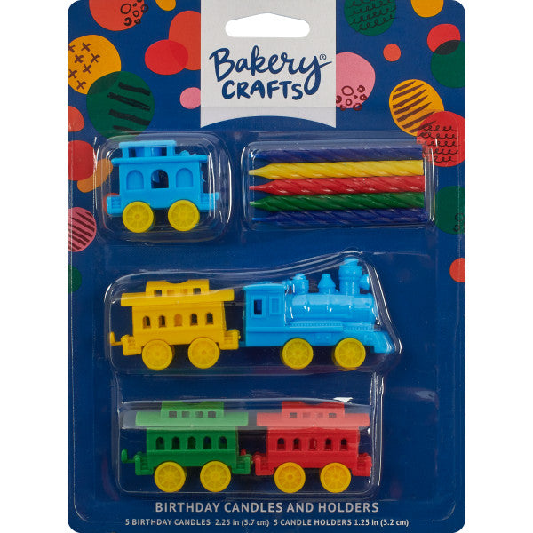 Train Set Candle Holders