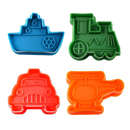 Transportation Stamps Cookie Cutter Set