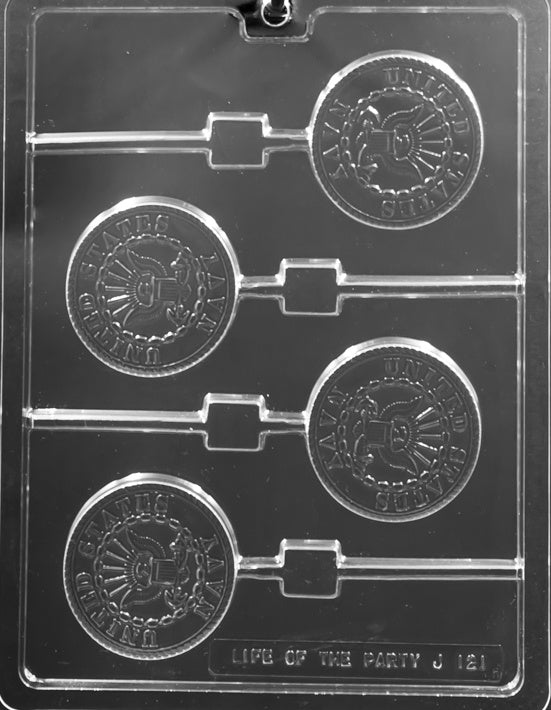 US Navy Chocolate Lollipop Mold