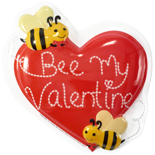 Bee My Valentine Cake Topper Pop Top