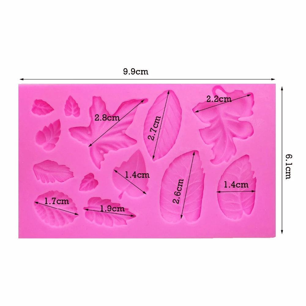 Leaf Variety Silicone Mold