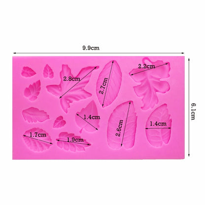 Leaf Variety Silicone Mold