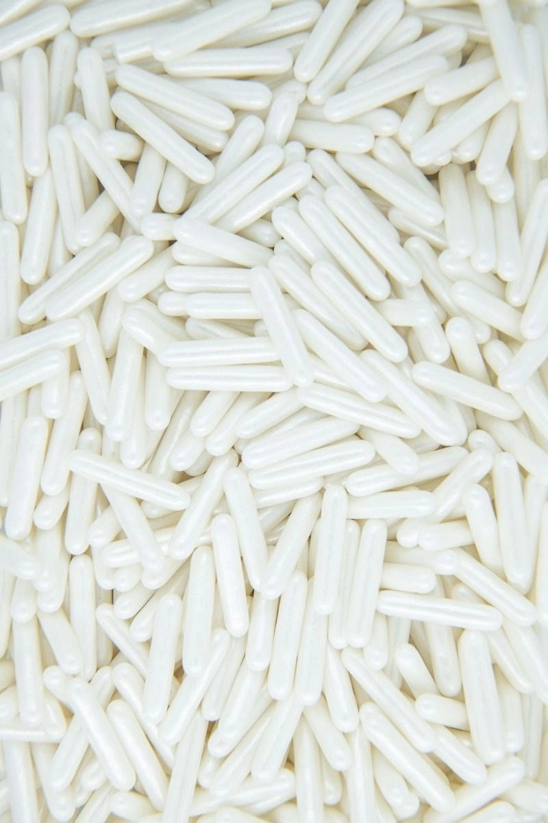 Pearl White Sugar Rods, 4oz