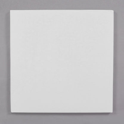 16 Inch Square, White Cake Drum