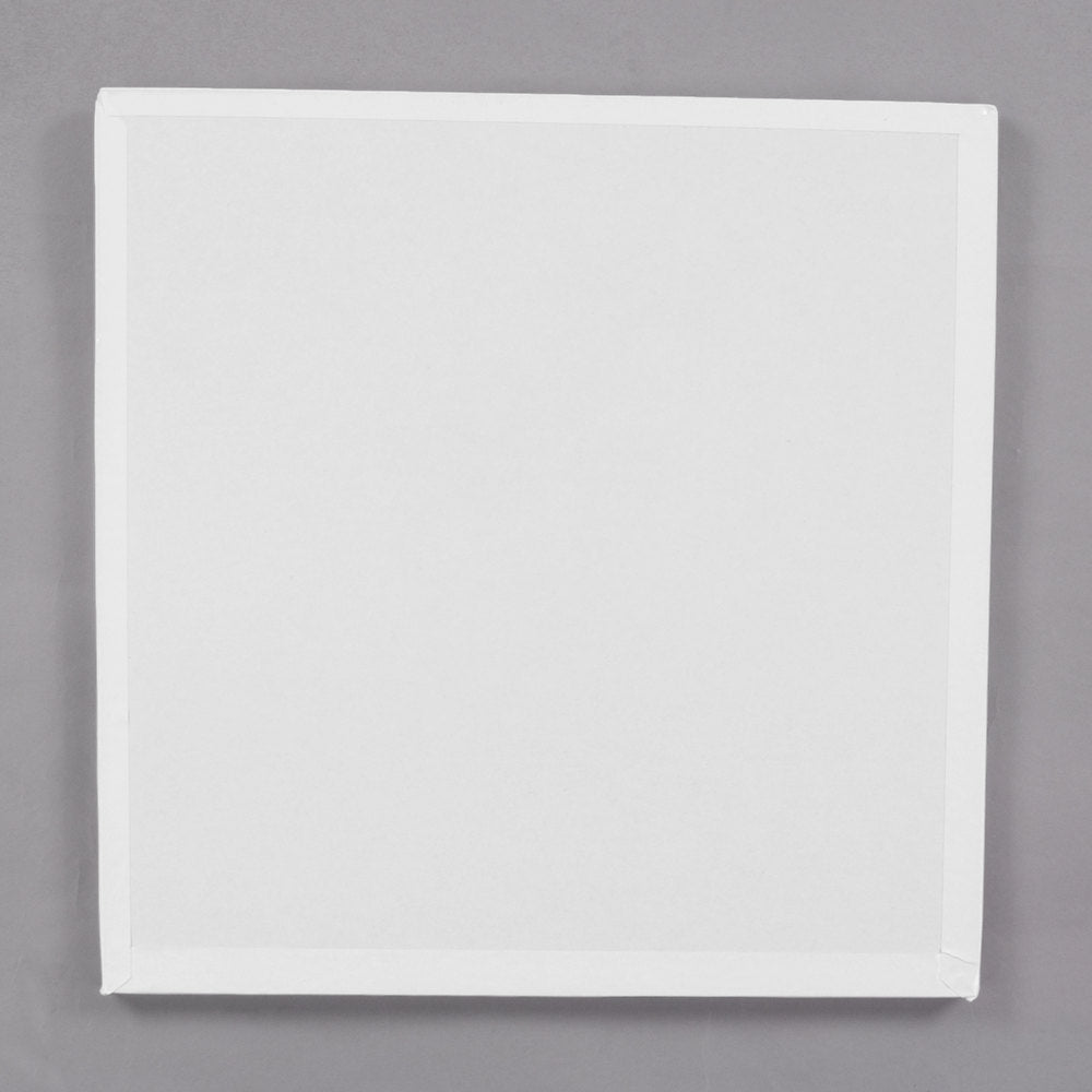16 Inch Square, White Cake Drum