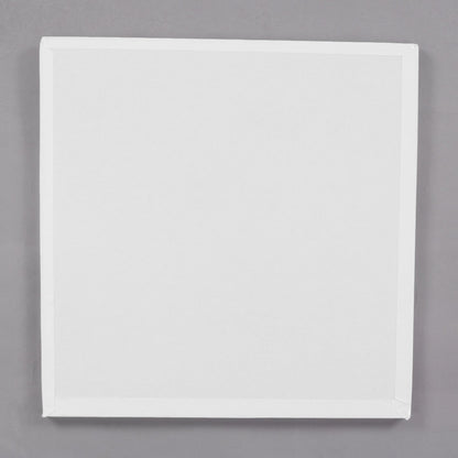 16 Inch Square, White Cake Drum