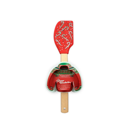 Winter Wonderland Christmas Sweater Spatula and Cookie Cutter Set