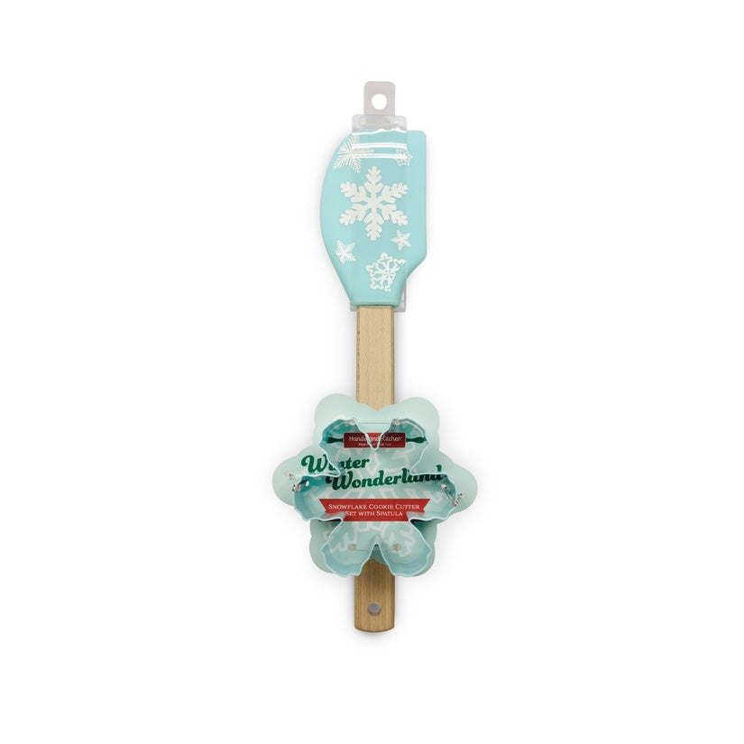 Winter Wonderland Snowflake Spatula & Cookie Cutter Set