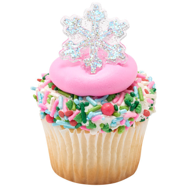 Winter Wonderland Cupcake Rings - 12 Cupcake/Cake Rings