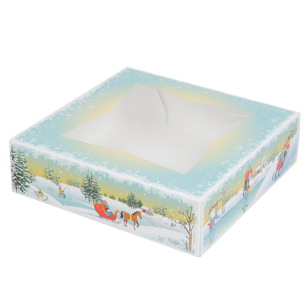 Winter Wonderland Pie Box - 10x10x2.5