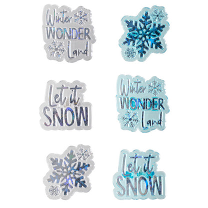 Winter Wonderland Cupcake Rings - 12 Cupcake/Cake Rings