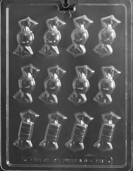 Assorted Wrapped Candy Pieces Chocolate Mold